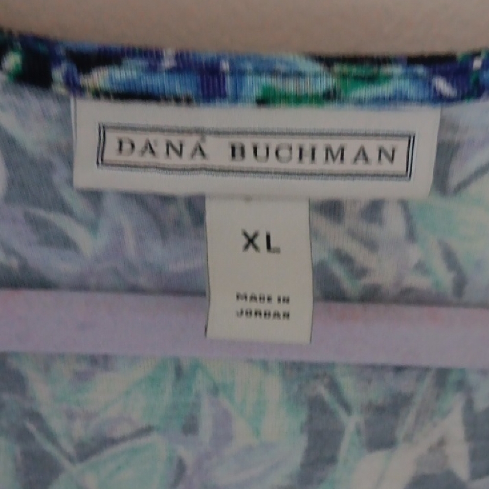 🩵Dana Buchman Crossover Blouse in Sea Blue Green - Picture 5 of 8